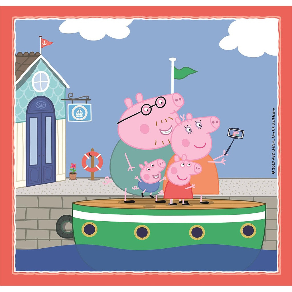 Peppa Wutz Relaxing 3x48 Stk. Puzzle Clementoni