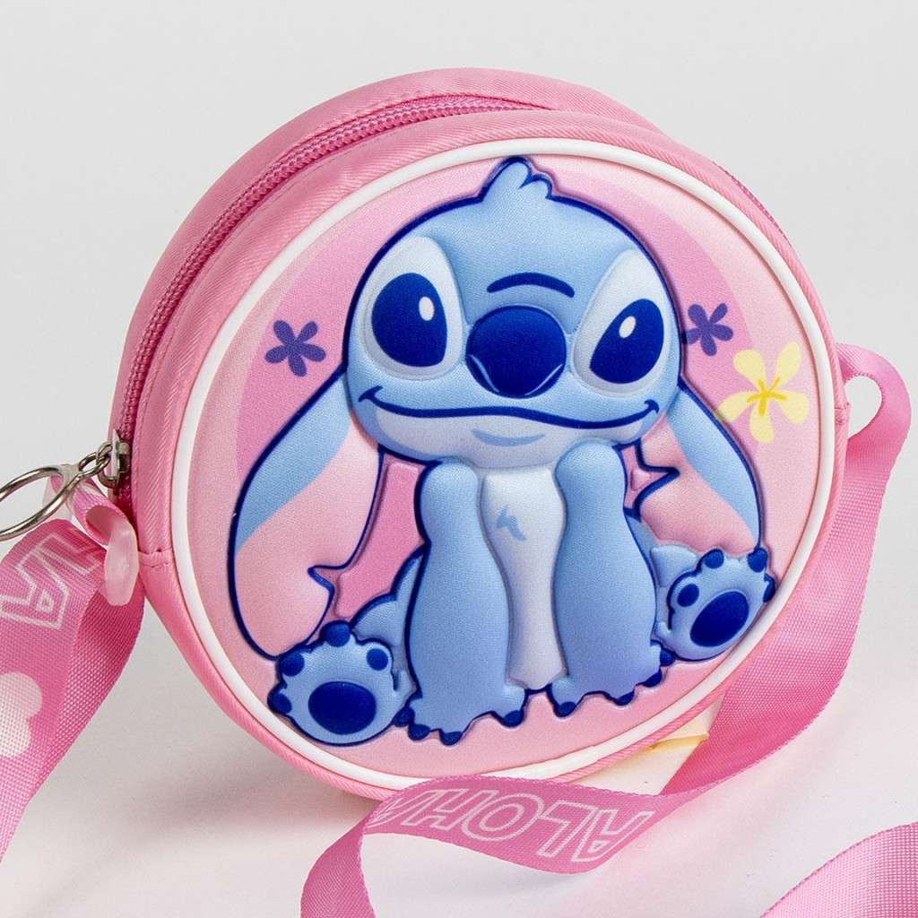 Disney Lilo und Stitch Aloha 3D Schultertasche, Umhängetasche