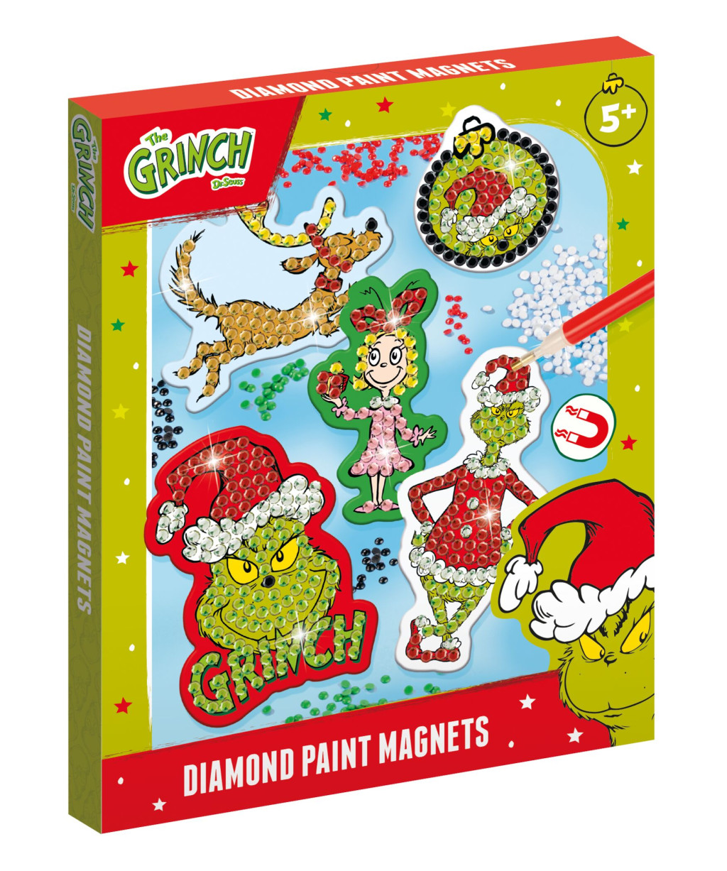 Der Grinch Dr Seuss Diamantmalerei-Magnetset
