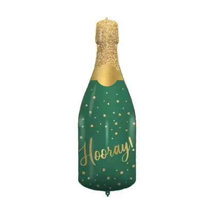Neujahr Flasche, Champagnerflasche Folienballon 96 cm