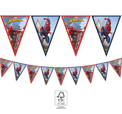 Spiderman Crime Fighter Fahnenkette FSC 2,3 m