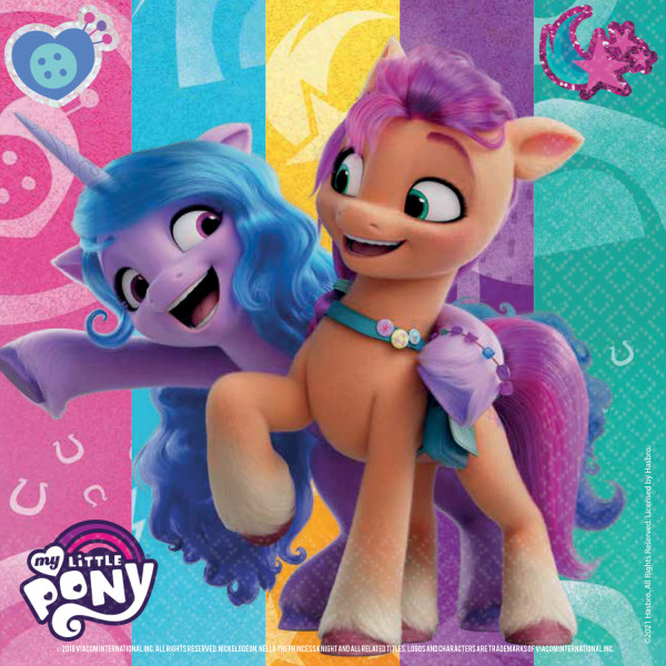 My Little Pony New Generation Serviette 16 Stück 33x33 cm