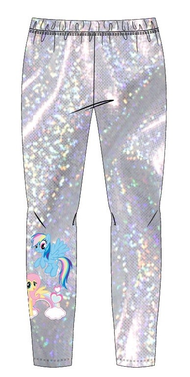 My Little Pony Fluttershy holographische Kinder Leggings 104-134 cm
