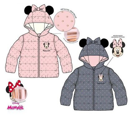 Disney Minnie  Baby gefütterte Jacke 6-24 Monate