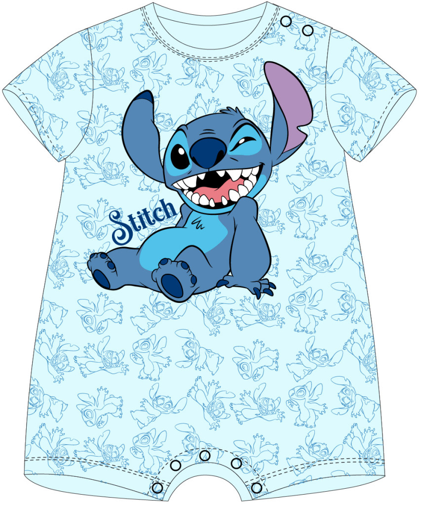 Disney Lilo und Stitch Blue Baby Overall 62-92