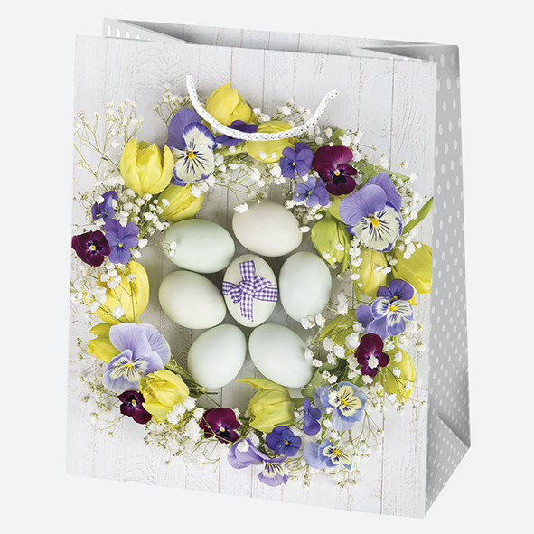 Ostern Colorful Papier Geschenktasche 19x23x10,5 cm