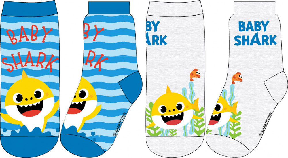 Baby Shark Kinder Socken 23-30