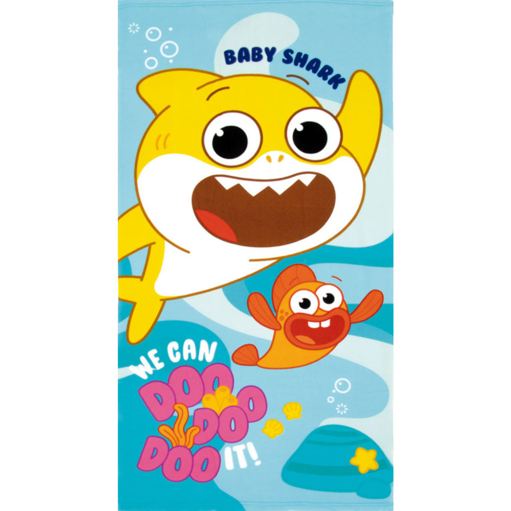 Baby Shark Doo It Badetuch, Strandtuch 70x140cm (Schnelltrocknend)