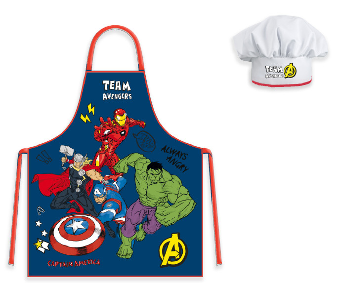 Avengers Always Angry Kinder Schürze 2-teiliges Set