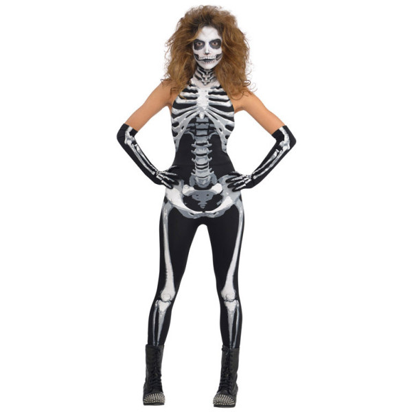 Halloween Babe Skelett Kostüm für Erwachsene M