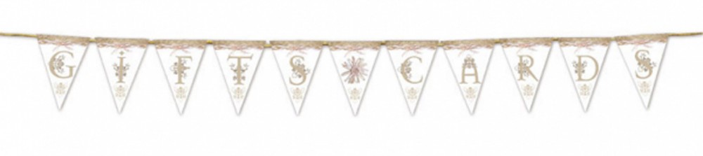 Hochzeit i Gifts & Cards Wimpelkette 240 cm