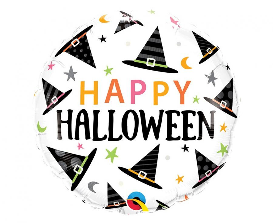 Halloween Happy Hat Folienballon 46 cm