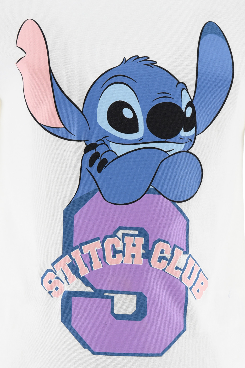 Disney Lilo und Stitch Club White Kinder langarm Shirt 3 - 8 Jahre / 98 - 128 cm