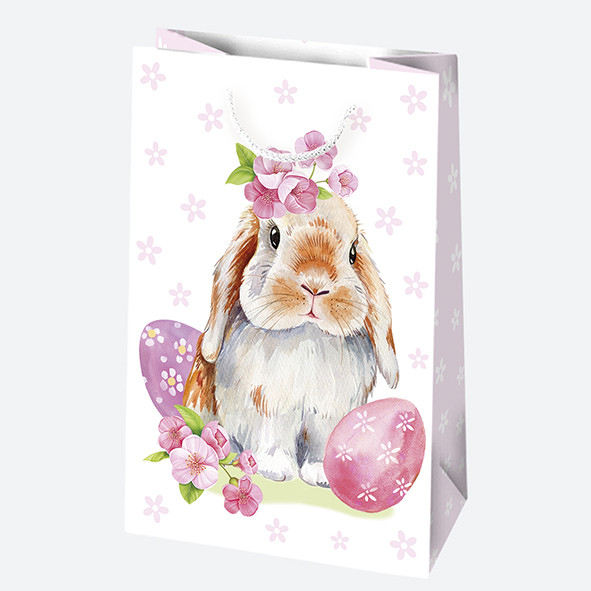 Ostern Bunny Papiergeschenktüte 16x24x7 cm