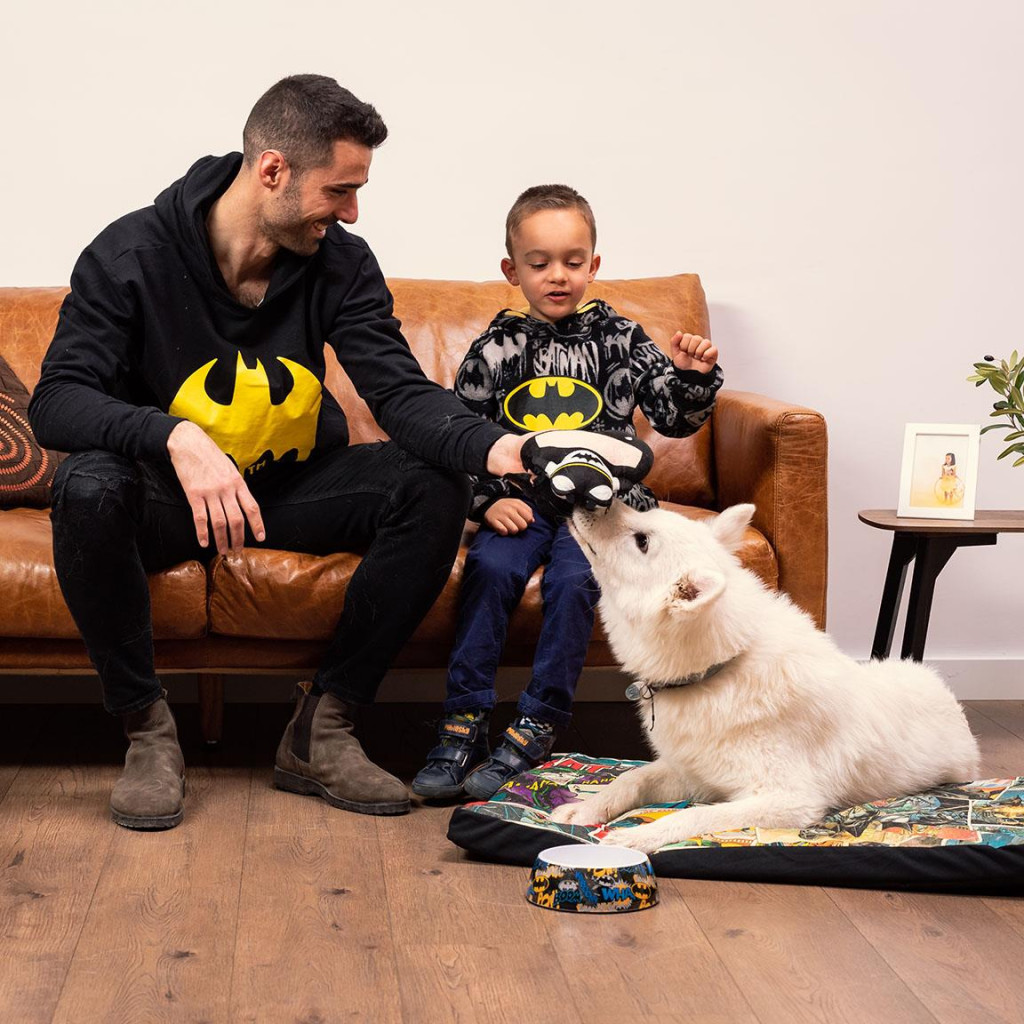 Batman Boom quietschen Plüsch Hundespielzeug