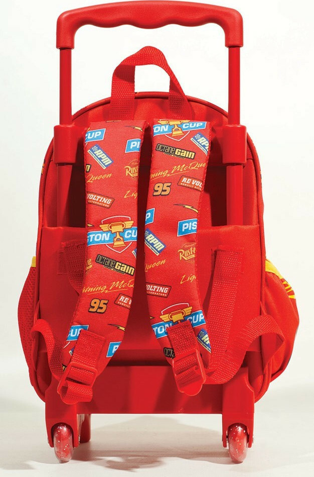 Disney Cars Piston Cup rollender Kindergarten-Rucksack, Tasche 30 cm