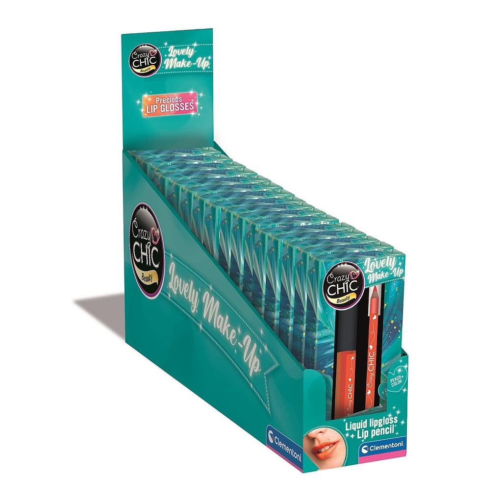 Crazy Chic Peach Lippenstift und Lippenkonturenstift Clementoni