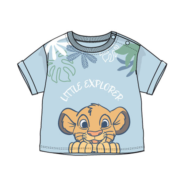 Disney Der König der Löwen Little Explorer Blue Baby T-Shirt, Oberteil 6-24 Monate