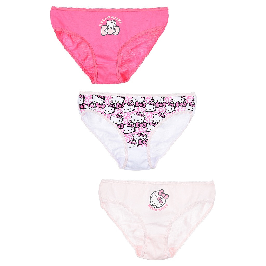 Hello Kitty Kinderunterwäsche, Slips 3 Stück/Paket