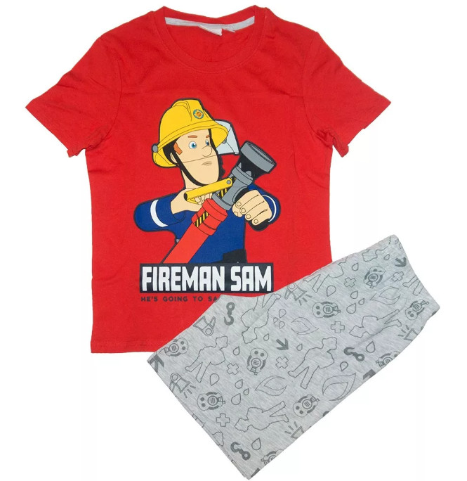 Feuerwehrmann Sam Kinderkurzpyjama 98-128 cm