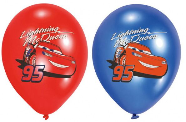 Disney Cars Smile Luftballon, 6 Stk 11 Zoll (27,5 cm)
