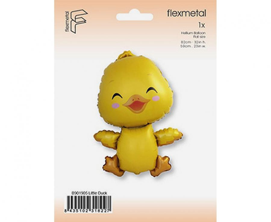 Tiere Yellow Ente Folienballon 80 cm