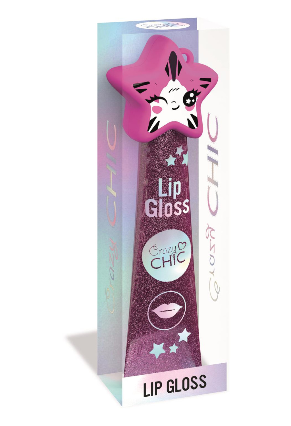 Crazy Chic Pink Star Lipgloss Clementoni
