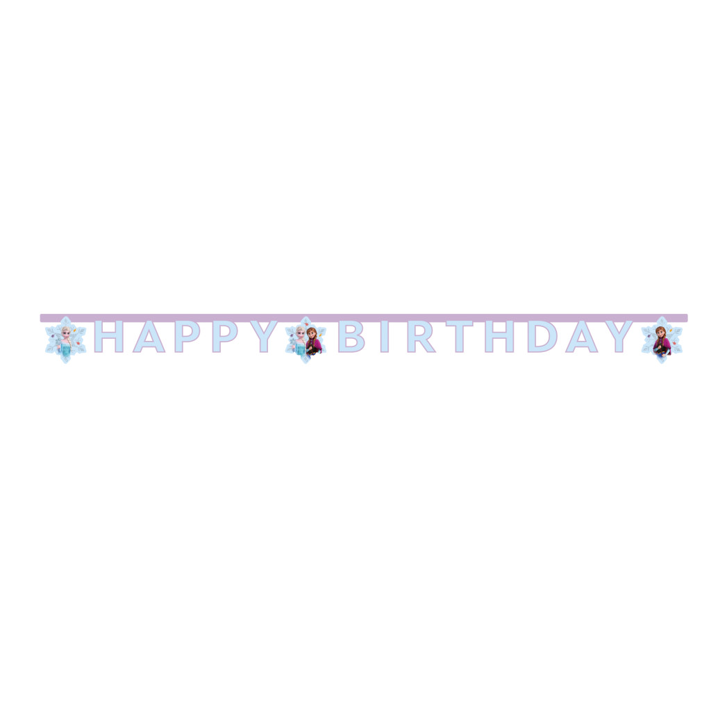 Disney Eiskönigin Idyllic Wonder Happy Birthday Banner FSC 2 m