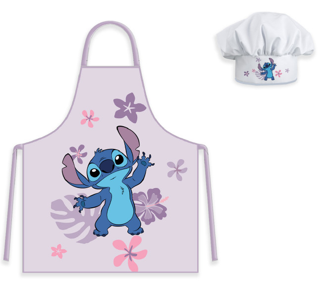 Disney Lilo und Stitch Hibiscus Kinder Schürze 2-teiliges Set