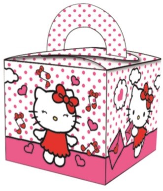 Hello Kitty Dots Geschenkbox, Partybox Hello Kitty Dots Geschenkbox, Partybox
