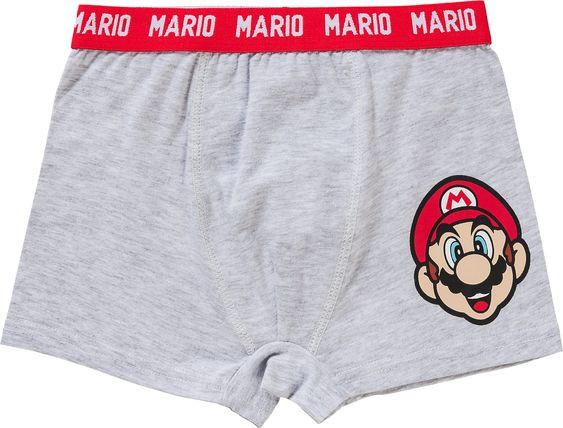 Super Mario Kinder Boxershorts 2 Stück/Paket 5-12 Jahre