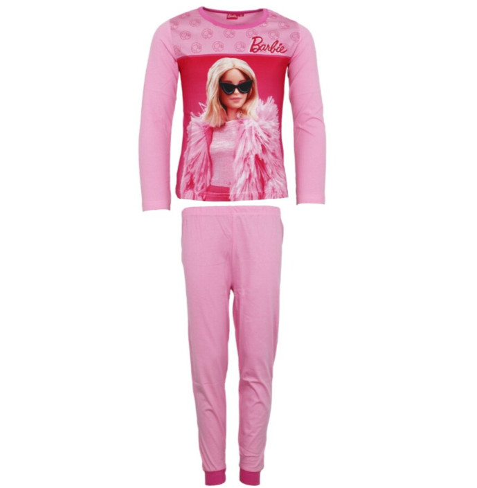 Barbie Elegant Kinder langer Schlafanzug 3-8 Jahre