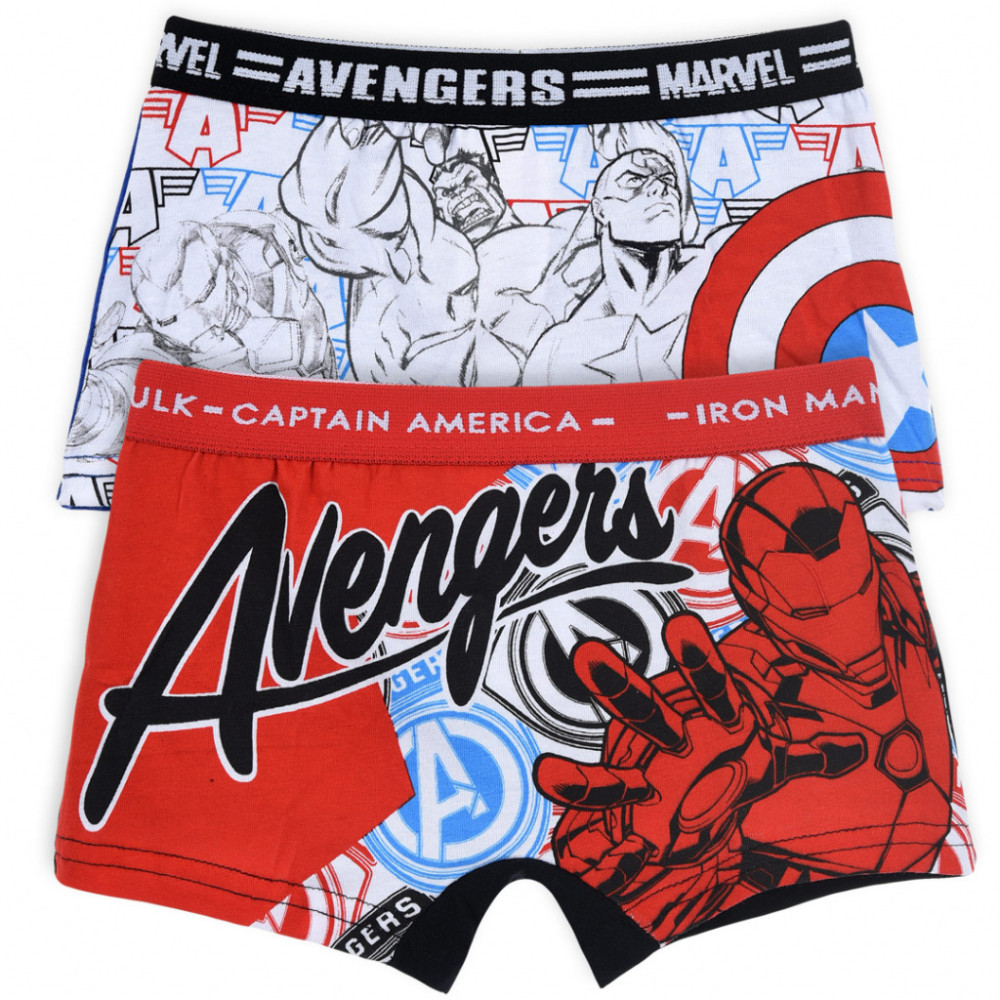 Avengers Kinder Boxershorts 2 Stück/Paket