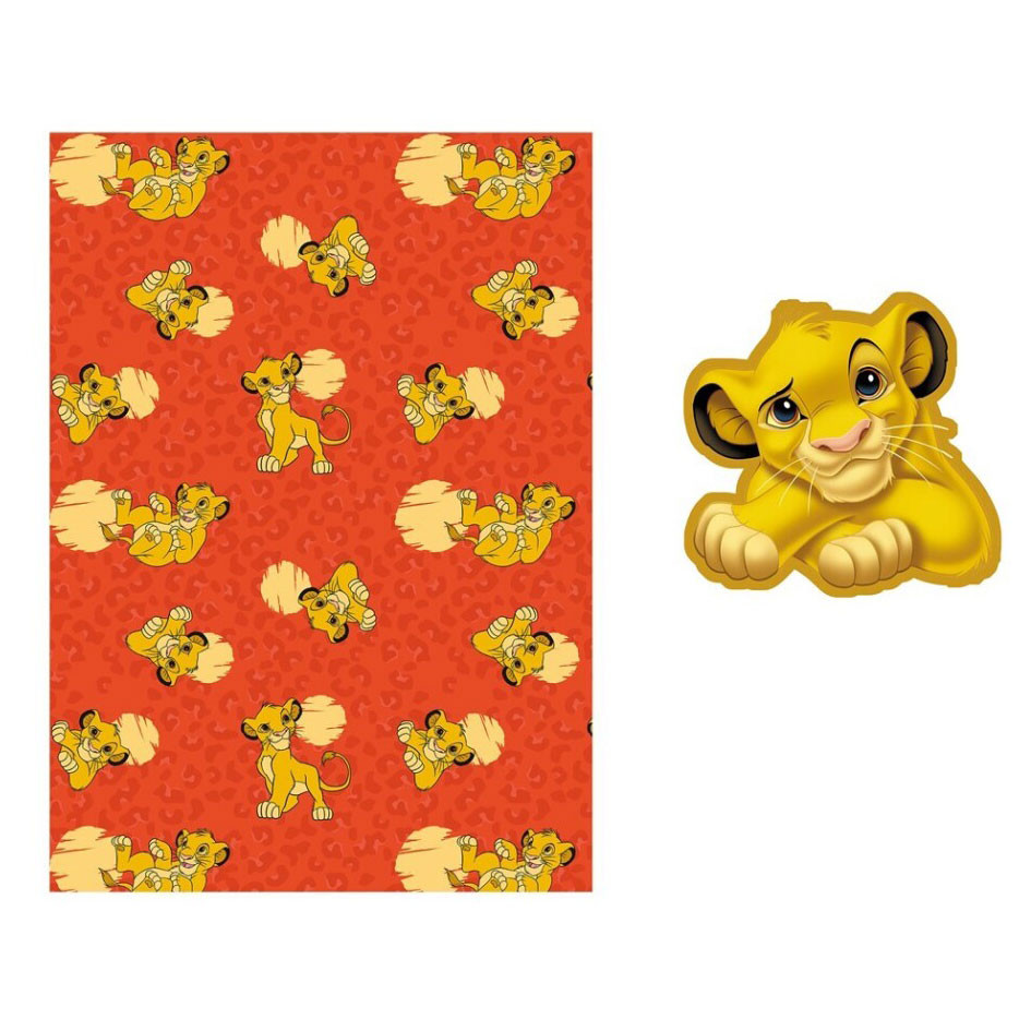 Disney Der König der Löwen Fleece-Decke und Formkissen-Set