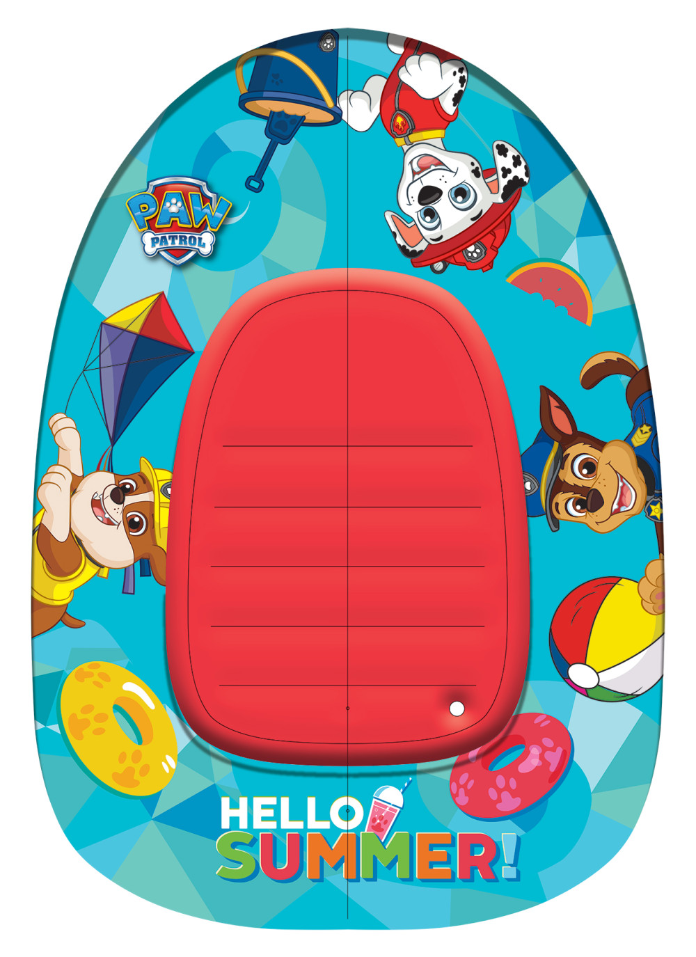 Paw Patrol Summer aufblasbares Boot 102x69 cm