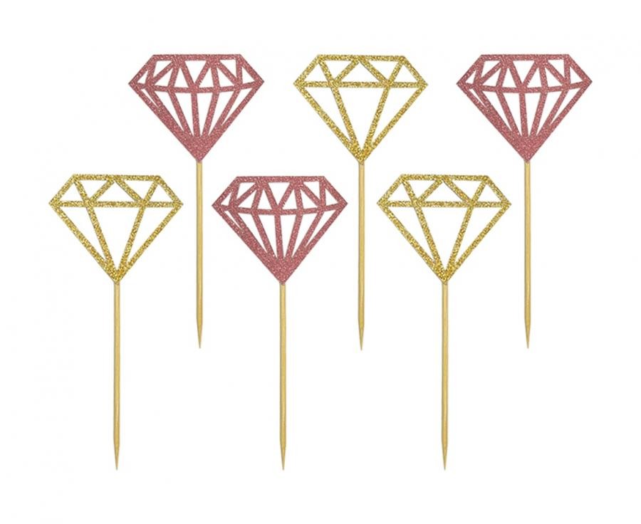 Hochzeit Diamond Diamant Dekorationsstab 6 Stk