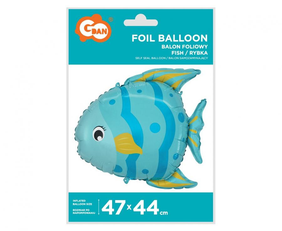 Fisch Fish Folienballon 47 cm
