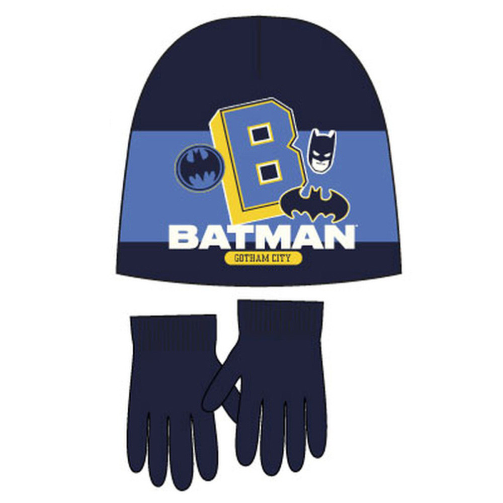 Batman Gotham City Kinderhut + Handschuh Set 54 cm