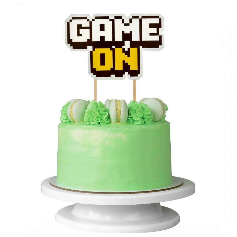 Gamer Game On Spielzeugkuchendekoration 14,5 cm