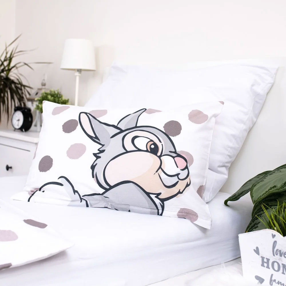 Disney Bambi Dots Kinderbettwäsche 100×135cm, 40×60 cm