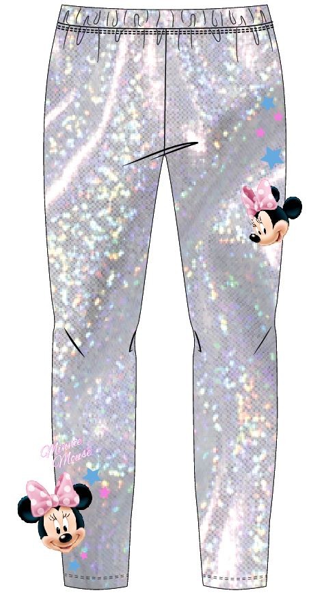 Disney Minnie  Starlight holografische Kinderleggings 104-134 cm
