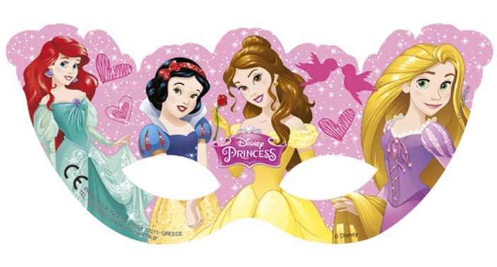 Disney Prinzessin Live Your Story Maske, 6 Stk