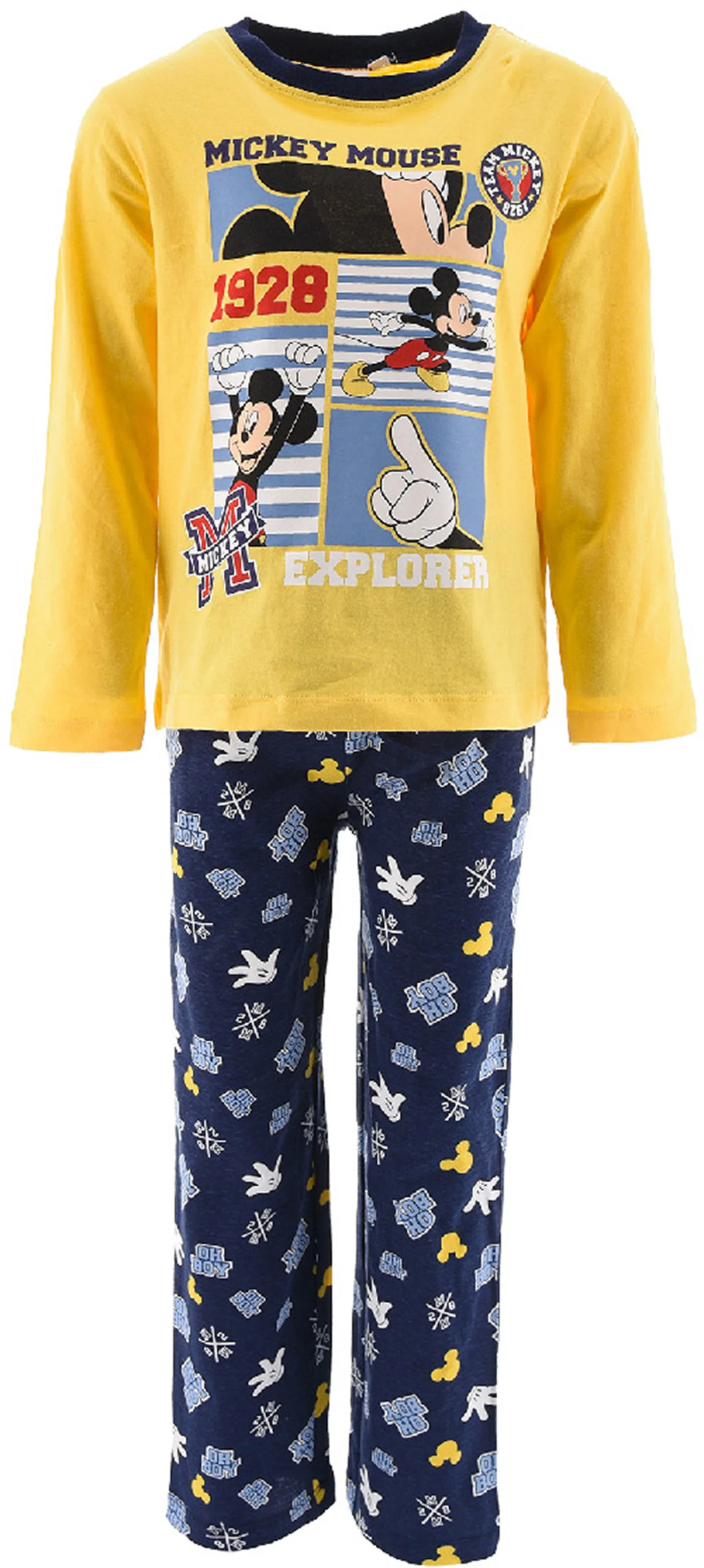 Disney Mickey  Kinder langer Schlafanzug 3-8 Jahre