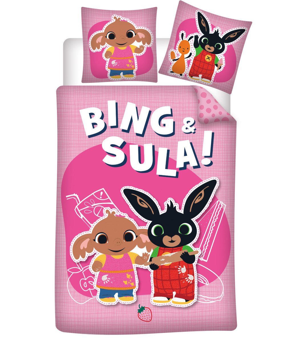 Bing Sula Kinderbettwäsche 100×135cm, 40×60 cm