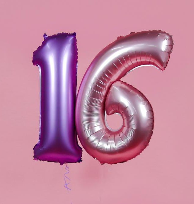 Nummer Lavender Mat Lavendel Nummer 1 Folienballon 76 cm