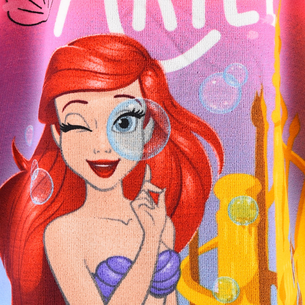 Disney Prinzessin Ariel Strandtuch Poncho 55x110 cm (Schnelltrocknend)