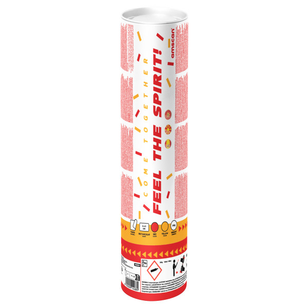 Farbe Red/Yellow Rot Gelb Konfettiwerfer