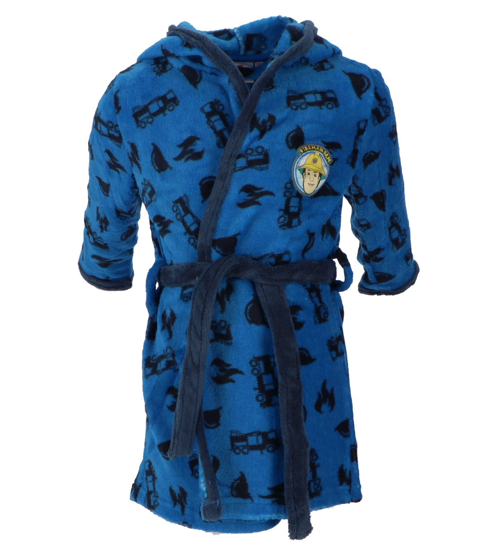 Feuerwehrmann Sam Blue Flame Kinderbademantel 98-116 cm