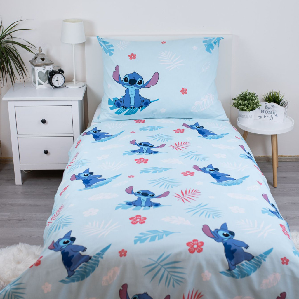 Disney Lilo und Stitch Blue Bettwäsche 140×200cm, 70×90 cm