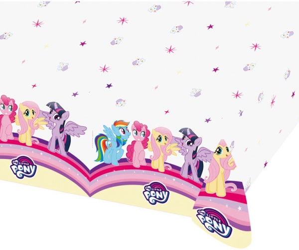 My Little Pony Rainbow Sparkle Kunststoff-Tischdecke 120x180 cm